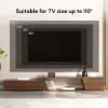 Fero 180 - 280 cm Extendable TV Unit with 3 Drawers – Engineered Wood – Minimalist Walnut Rectangle
