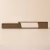 Fero 180 - 280 cm Extendable TV Unit with 3 Drawers – Engineered Wood – Minimalist Walnut Rectangle
