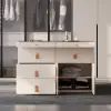 Chanor 1200 mm W Champagne Walk in Wardrobe Island 12 Drawers Dresser Chest Jewellery Storage