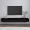Mid Century 79" Floating TV Stand with 3 Drawers
