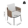 Grida 9-Piece Outdoor Teak & Resin Rattan Rectangular Dining Set with 8 Chairs