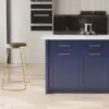 1830mm Large Blue Kitchen Island with Storage Modern Kitchen Cabinet