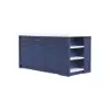 1830mm Large Blue Kitchen Island with Storage Modern Kitchen Cabinet