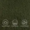 Picture of Japandi Dark Green Boucle Accent Chair Shaggy Armchair for Living Room
