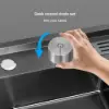 Drop-in Kitchen Sink Workstation With High-pressure Cup Washer Stainless Steel in Black