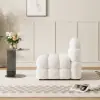 Picture of Modern Off-White Cream Boucle Accent Chair Cloud Lounge Chair Soft Cushion