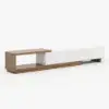 Quoint 180 - 255 cm Extendable TV Unit with 3 Drawers – 40cm – Stand Retracted Media – AUD-H0644
