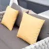 Picture of White Aluminium & Grey Woven Rope 2-Person Outdoor Patio Daybed with Canopy Curtains