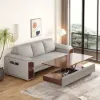 Sofa Bed with Lift-top Coffee Table