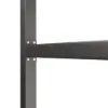 Outdoor Patio Adjustable Height Aluminum Dining Table with Canopy Convert to Bar Table
