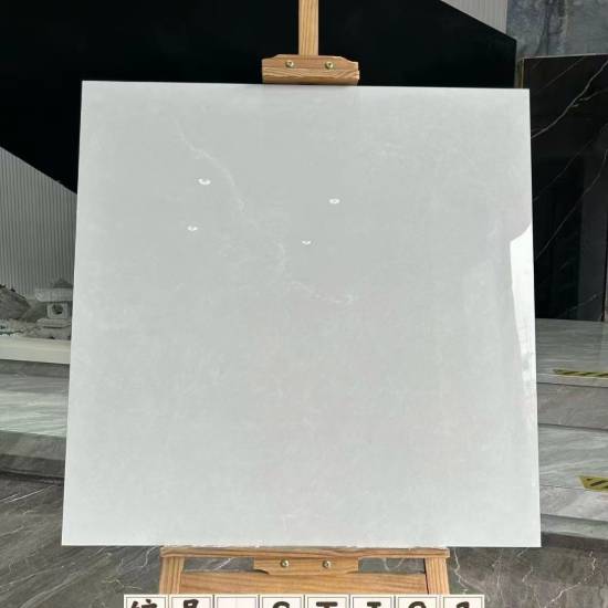 Picture of Skin-Feel Glaze Full-Body Marble-Look Porcelain Tile 800x800mm for Living Room and Bedroom Floors