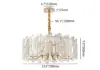 Clyvra 10-Light Modern Crystal Chandelier with Adjustable Chain in Gold