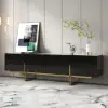 Grovyn 220 cm Sintered Stone Top Fluted TV Unit with Spacious Cabinets