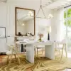 Fluve 160 - 200 cm Extendable Oval White Dining Table, Seats 4-6