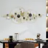Picture of 3D Modern Big Gold Wall Decor For Living Room Unique Decorative Metal Home Hanging Art – 150cm