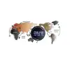 Modern 29.1" Acrylic World Map Wall Clock with Plug-In LED Display – 740.00mm