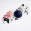 Modern 29.1" Acrylic World Map Wall Clock with Plug-In LED Display – 740.00mm