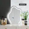 Modern Ivory Extendable Makeup Vanity Set with 8 Drawers and Stool