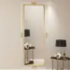 1200mm Modern Gold Full Length Large Long Wall Mirror Decor Acrylic & Metal Frame