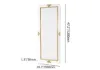 1200mm Modern Gold Full Length Large Long Wall Mirror Decor Acrylic & Metal Frame