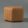 Velvet Wide Hexagonal Pouf Ottoman