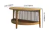 8 Pieces Farmhouse Curved Modular Outdoor Patio Sectional Sofa Set with Coffee Table