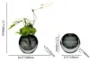 White Artificial Flower Arrangement in Vase Dining Table Centerpiece Fake Flower Decor