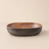 Ceramic Oval Bathroom Vessel Sink Retro Washbasin