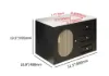800mm Black Floating Bathroom Vanity Undermount Ceramic Sink with Rattan Door Cabinet
