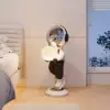 28.8" Astronaut Floor Sculpture Figurine Ornament Art Decor with Ball Lamp USB Charging – AUD-H0729