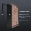 3 Pieces Japandi 3D Wall Art Painting Hanging Wall Decor Set with Black Rectangle Frame