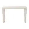 1220mm Modern White Waterfall Console Table Narrow Wooden Entryway Table