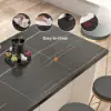 1830mm Kitchen Islands Black & White Modern with Storage Kitchen Cabinet