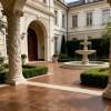 Picture of Limestone Look Non-Slip Floor Tile, Natural Vintage French Style, Outdoor Courtyard