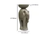 660mm Outdoor Elephant Sculpture Resin Garden Statue Planter Bird Bath Figurine in Green
