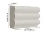 Humply 100 cm White Leather 6-Drawer Dresser
