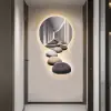 31.5" LED Acrylic Modern Abstract Stone Corridor Wall Art Decor Living Room Bedroom