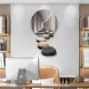 31.5" LED Acrylic Modern Abstract Stone Corridor Wall Art Decor Living Room Bedroom