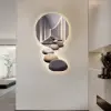 31.5" LED Acrylic Modern Abstract Stone Corridor Wall Art Decor Living Room Bedroom