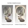 31.5" LED Acrylic Modern Abstract Stone Corridor Wall Art Decor Living Room Bedroom