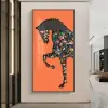 1000mm Rectangle Horse Building Blocks Wall Art Decor with Aluminum Frame Living Room