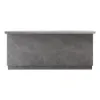 Japandi 183 cm Grey Kitchen Island with Storage & LED Lighting