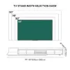 200 - 280 cm Extendable TV Stand with LED Light, Tempered Glass Door Cabinets & Drawer – Sintered Stone