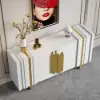 Aurea 160 cm White Wood Sideboard Buffet Cabinet with 2 Doors 2 Shelves