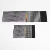 2 Pieces Modern Geometric Gradient Gold Washable Kitchen Runner Mats Non-slip Rug Set
