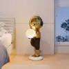 28.8" Astronaut Floor Sculpture Figurine Ornament Art Decor with Ball Lamp USB Charging – AUD-H0801