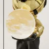 28.8" Astronaut Floor Sculpture Figurine Ornament Art Decor with Ball Lamp USB Charging – AUD-H0801