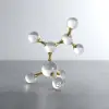 250mm Modern Crystal Ball Bubble Sculpture Decor Art 3D Molecular Ornament Living Room