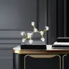 250mm Modern Crystal Ball Bubble Sculpture Decor Art 3D Molecular Ornament Living Room