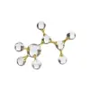 250mm Modern Crystal Ball Bubble Sculpture Decor Art 3D Molecular Ornament Living Room
